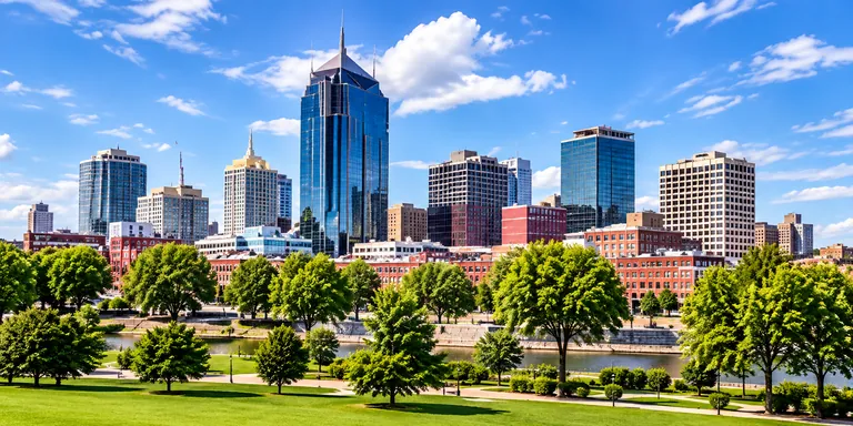 Illustrative view of Nashville, Tennessee